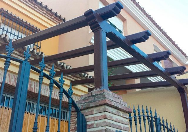 Toldos Juan del Río pergola de madera 